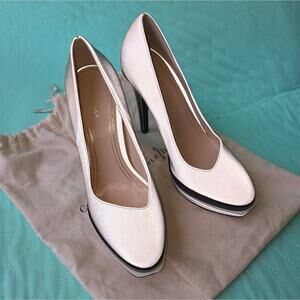 Cole Haan Chelsea Pump Women Nike Air Reflective Silver Size 8.5B date night